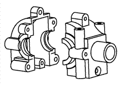 11292 front gear box 2pieces